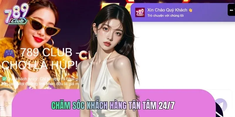 Đội ngũ hỗ trợ 789CLUB sẵn sàng giải đáp mọi thắc mắc