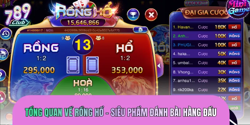 Những thông tin cần nắm về tựa game giải trí Rồng Hổ