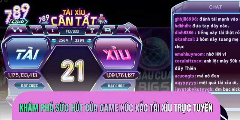 Trò chơi Tài Xỉu nổi bật tại sân chơi giải trí trực tuyến